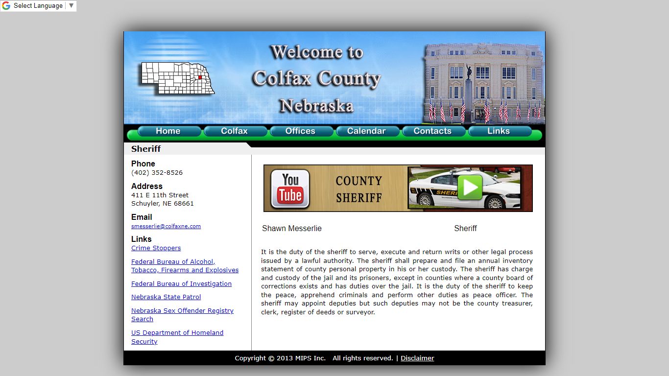 Colfax County Sheriff